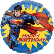 Superman Happy Birthday Mylar Balloon