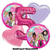 barbie  Mylar balloon  Bouquet