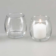Hurricane Votive Candle Holder with candle