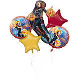 Captain Marvel Mylar Balloon Bouquet