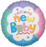 Welcome New Baby Mylar