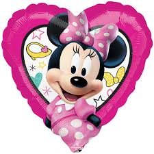 Minnie Mouse Heart Mylar