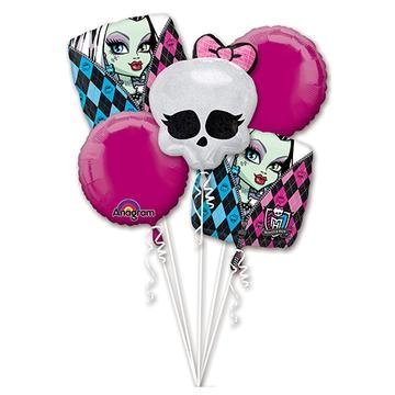 Monster High Mylar Balloon Bouquet