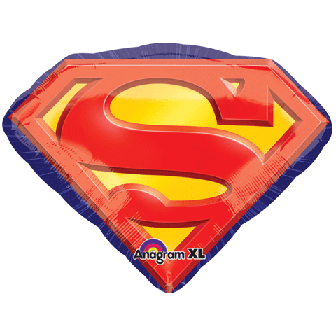 Superman emblem large Mylar Balloon
