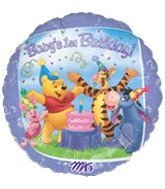 Winnie the Pooh 1st Birthday Mylar