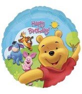Winnie the Pooh Happy Birthday Mylar