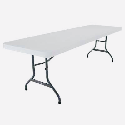8ft White Folding Table 8ft White Folding Table