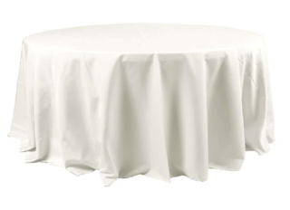 Polyester Ivory 120 Round