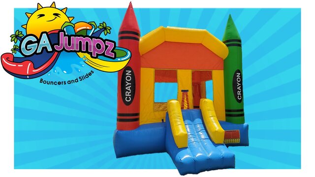 Crayon Style Bounce House Crayon Style Bounce House