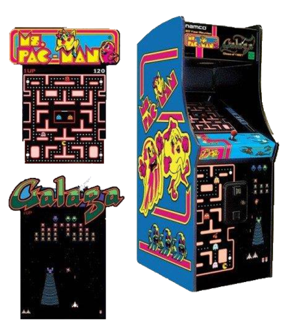 Galaga/Ms Pac-Man Arcade Rental Galaga/Ms Pac-Man Arcade Rental