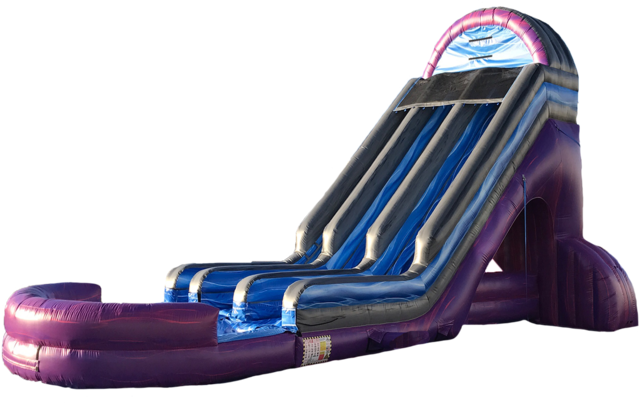 Purple Mountain Slide Wet Purple Mountain Slide Wet