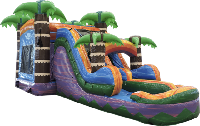 Tiki Plunge Dual Lane Dry Combo Tiki Plunge Dual Lane Dry Combo