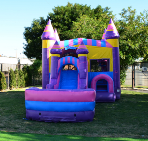 Front View Cotton Candy Bounce House