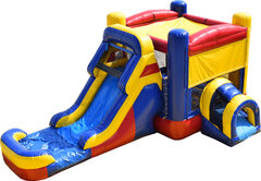 MultiColor Bounce House With Slide