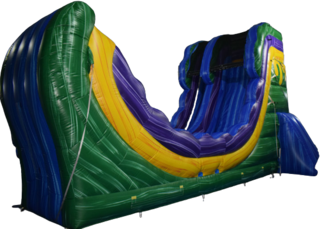 22ft THUNDER DROP Water slide (VERY STEEP BUT GOOD FOR SMALL YARDS))