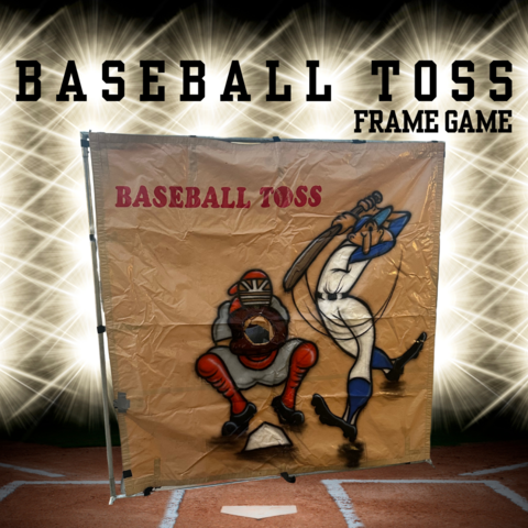 Baseball Toss Frame Game Baseball Toss Frame Game