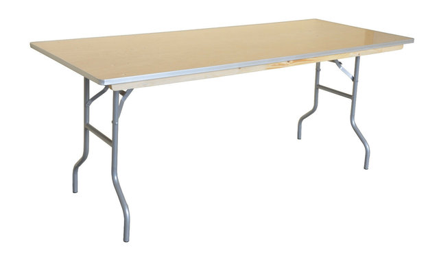 Table - Rectangular Wood - 6 ft x 30 inch