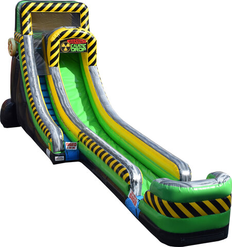 20 ft Caustic Drop Water Slide w/ 50 ft slide Large water slides get the second day FREE