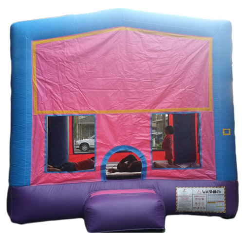 Pink and Blue Bouncy House Pink and Blue Bouncy House
