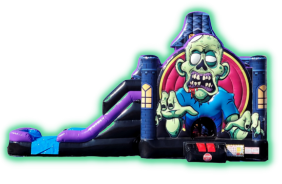 Zombie Castle With Slide Zombie Castle With Slide