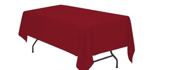 Burgundy Rectangular Table Cloth Burgundy Rectangular Table Cloth