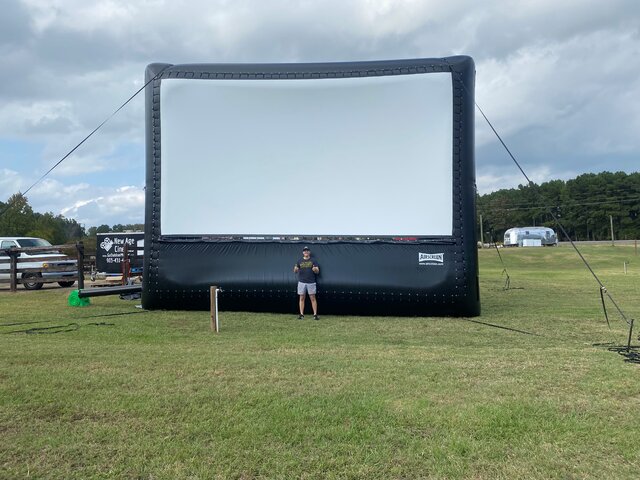 24-Foot AIRSCREEN Drive-in Movie - 50 cars 24-Foot AIRSCREEN Drive-in Movie - 50 cars