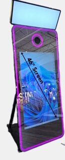 Large Mirror Photo Booth w/ Prints Large Mirror Photo Booth w/ Prints