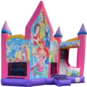 Inflatable # 55 "Disney Princess Castle Combo"