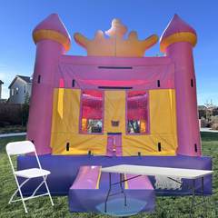 COMBO DEAL #3: Bounce house, 10 6ft. tables, and 80 chairs