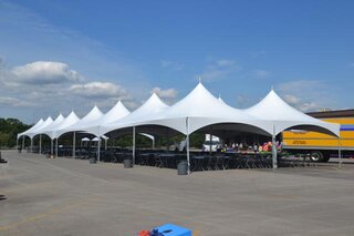 40 x 100 High Peak Tent Rental in Grand Rapids