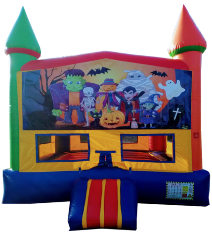 Rainbow Frankenstein/Mummy Bouncer Rainbow Frankenstein/Mummy Bouncer