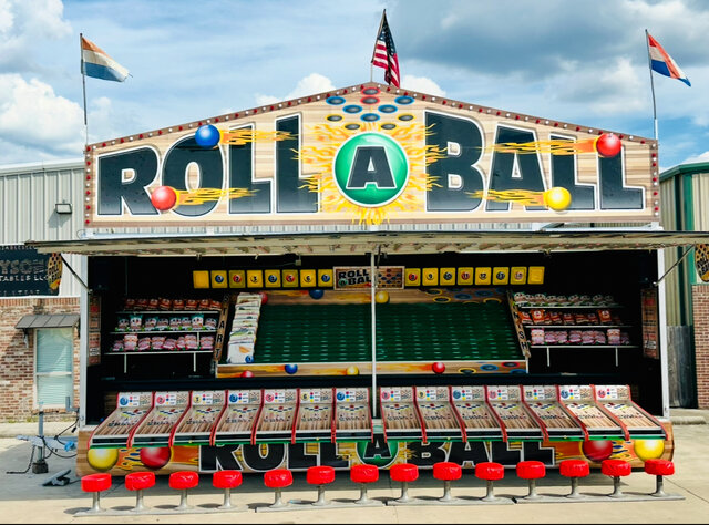 Roll-A-Ball Derby Midway Trailer  Roll-A-Ball Derby Midway Trailer