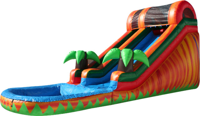 16ft 1-Lane Oasis (Water Slide) 16ft 1-Lane Oasis (Water Slide)
