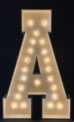 Marquee Letters A