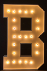 Marquee Letters B