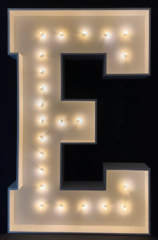 Marquee Letters E