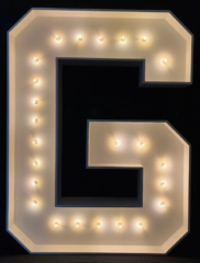 Marquee Letters G