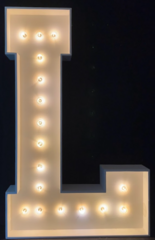 Marquee Letters L