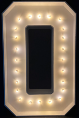 Marquee Letters O