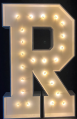 Marquee Letters R