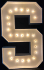 Marquee Letters S
