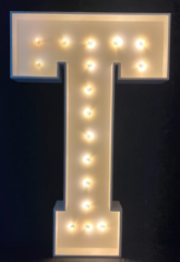 Marquee Letters T
