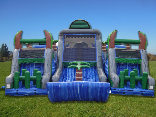 Blue Crush Slide W/Obstacle Blue Crush Slide W/Obstacle
