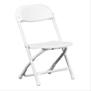 Kid White Plastic Chair