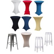 COCKTAIL TABLES and STOOLS