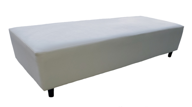 XL Bench Ottoman - White