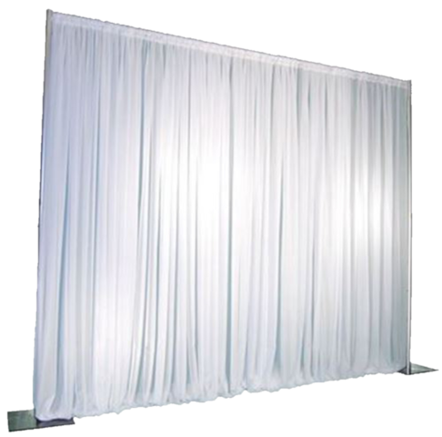 White Draping Set (Expandable uprights: 7-12ft tall)