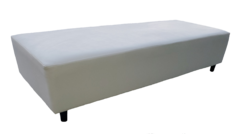 XL Bench Ottoman - White