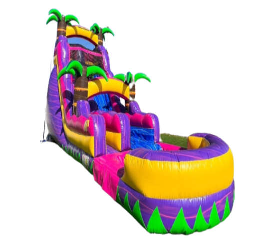 New for 2022 Available Mid June Ruby Crush Water Slide With Pool-18 FT New for 2022 Available Mid June Ruby Crush Water Slide With Pool-18 FT