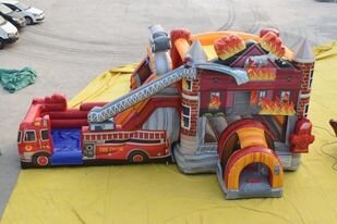 Fire House Bounce House With Slide Fire House Bounce House With Slide